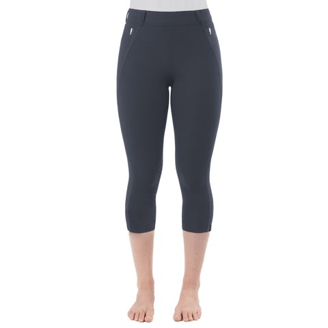 Irideon® Ladies’ Issential Capriole Capri Tight - Charcoal / Xs - Tights