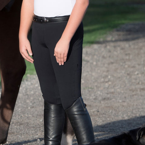 Irideon® Kids’ Bending Line Tight - Black / Xs - Childs Tights