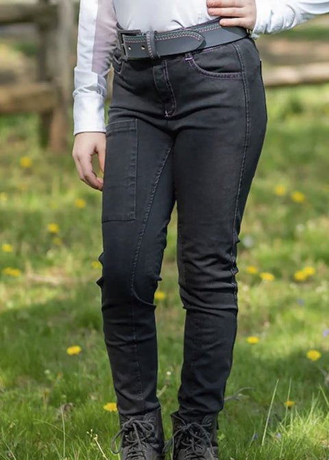 FITS® Girls’ Denim Tread Knee-Patch Breech