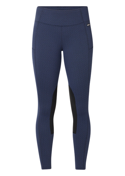 Kerrits® Ladies’ Fleece Lite II Knee-Patch Tight - Night Sky / Xs - Winter Breeches