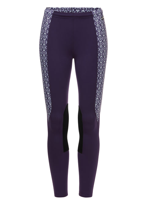 Kerrits® Kids’ Knee-Patch Performance Tight - Grapevine/Grpaevine Bit Of Color / Small - Childs Tights