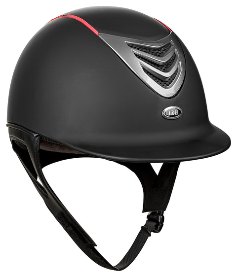 IRH® IR4G Power Helmet with Black Finish Titanium Vent Red Piping - Black/Titanium/Red / Sm(6 5/8 - 6 3/4) - Helmets