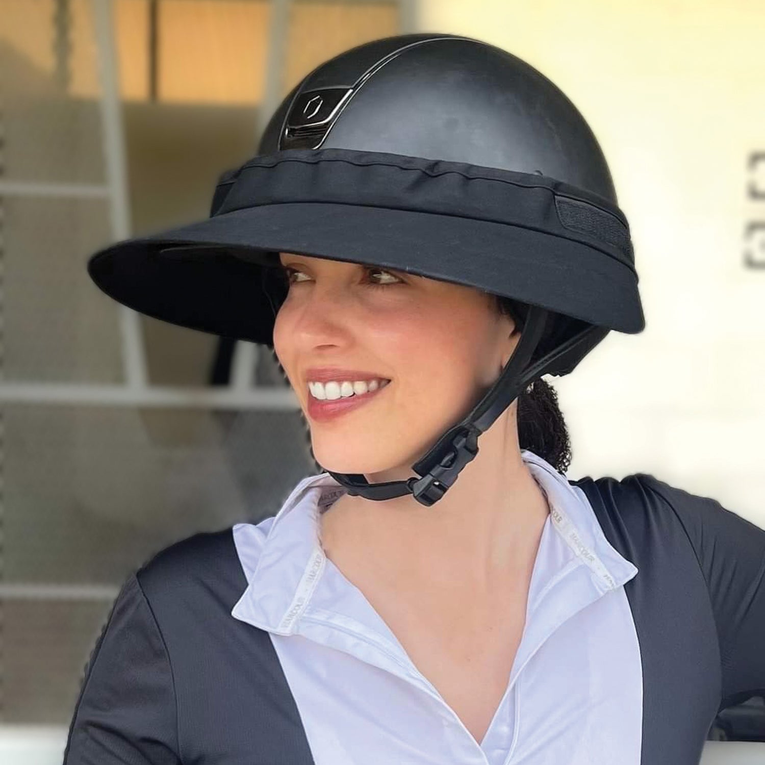 Visière Équitation EquiVisor Glitz – Modèle 'Pink Pizzazz Visière Équitation EquiVisor Glitz – Modèle 'Pink Pizzazz