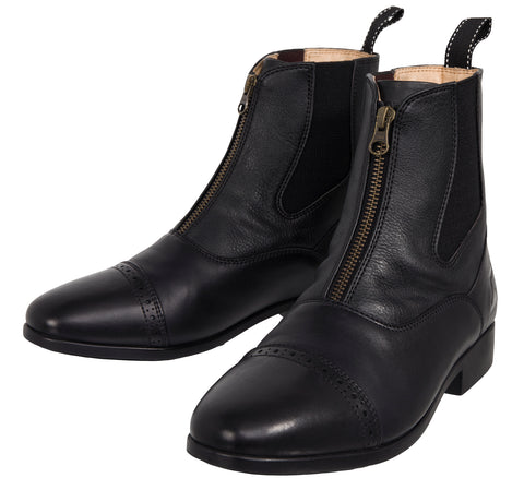 Riding Sport™ Ladies' Essential Leather Zip Paddock Boots