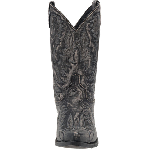Laredo® Men’s Garrett Leather Boots in Distressed Black