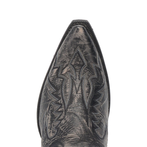 Laredo® Men’s Garrett Leather Boots in Distressed Black