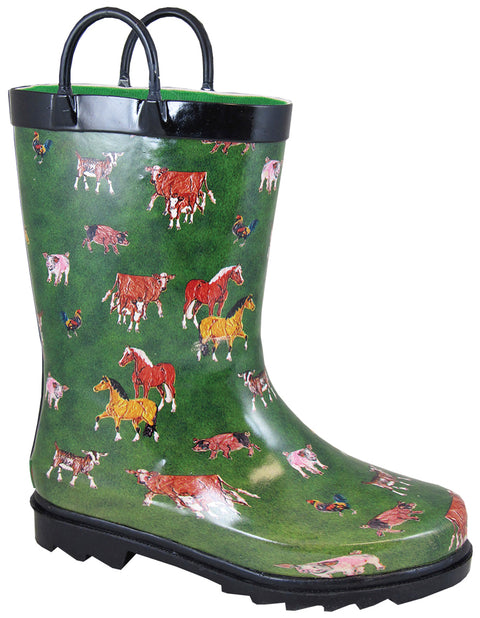 Smokey Mountain Boots Children’s Round Up Rubber Boots