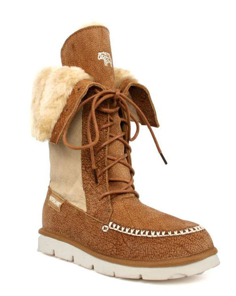 Superlamb Ladies’ Altai Full-Grain Tumbled Leather Lace-Up Boots