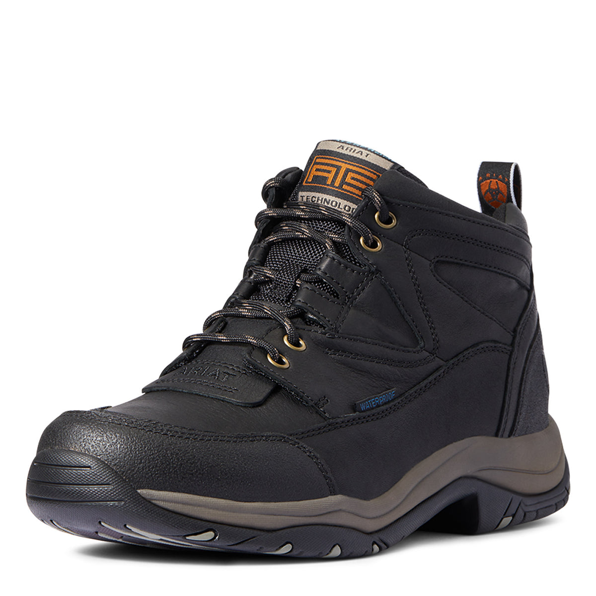 Ariat Metal Mounts Alloy H2O Black Motorcycle Boots Men Size: 8.5 EE Ariat Metal Mounts Alloy H2O Black Motorcycle Boots Mens Sz  main image 2