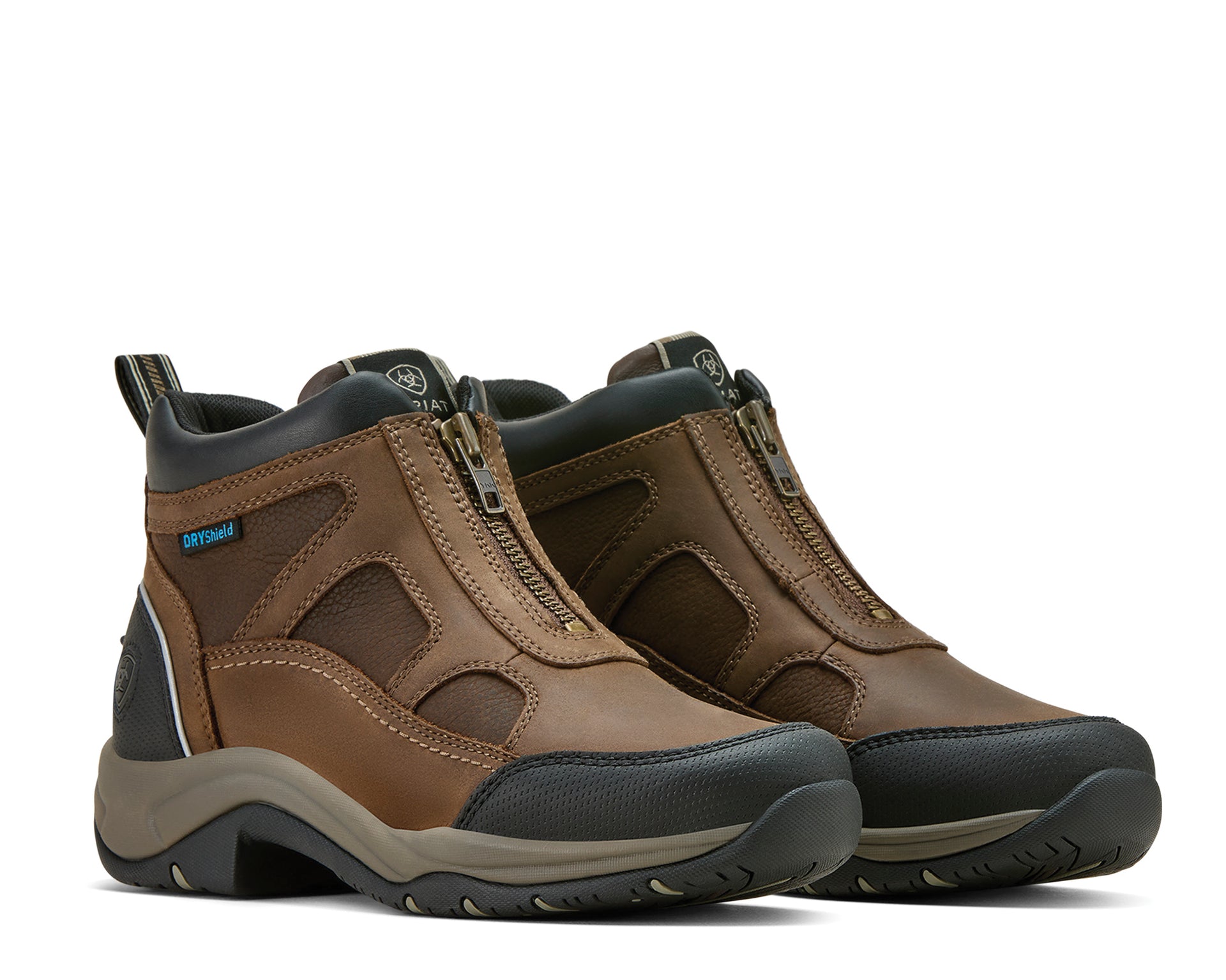 Nature Breeze Women's Terrain Leatherette Boot - Wheat Color, Padded Collar & Hard Toe