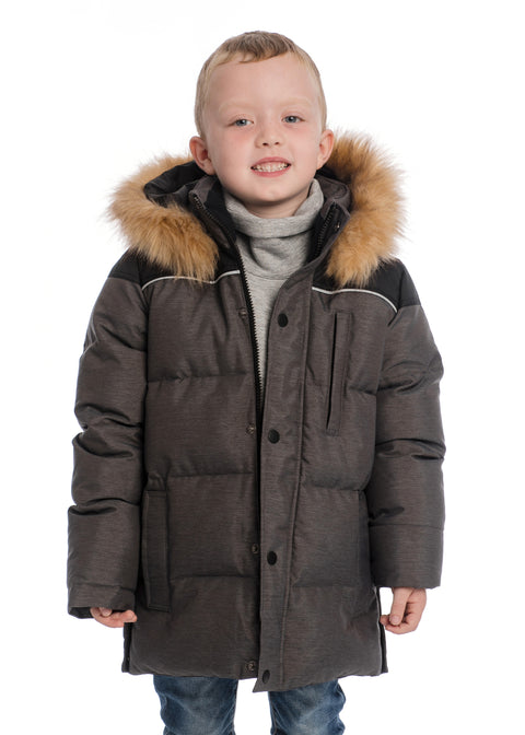 Horseware® Kids’ Padded Parka with Removable Hood