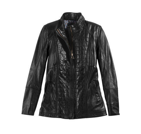 DS Ladies’ Moto Leather Jacket