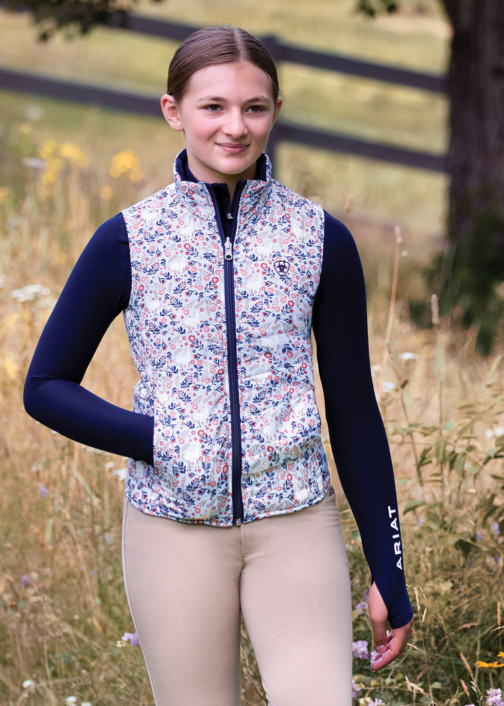 ARIAT Bella Gilet isolé réversible unisexe pour jeunes