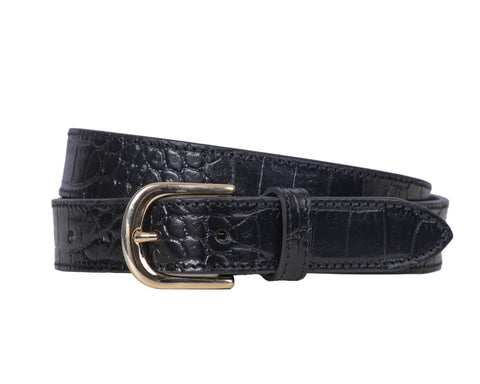 THE TAILORED SPORTSMAN™ What A Croc! Skinny Belt