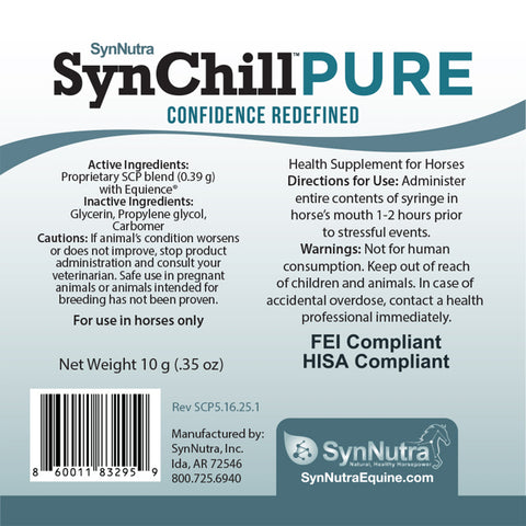 SynNutra Equine® Synchill™ Pure Gel
