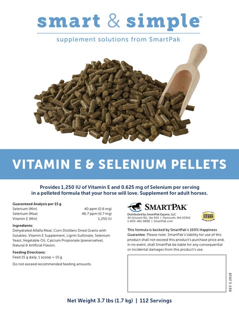 SmartEquine™ Smart & Simple Vitamin E & Selenium Pellets
