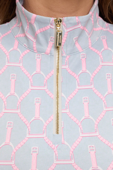 Dancing Equestrian Ladies’ Hunter Rosebud Short-Sleeve Shirt