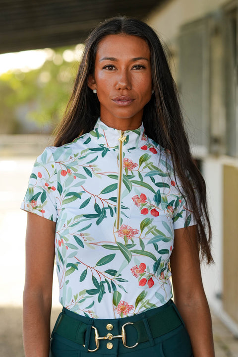 Novella® Equestrian The Peaches Short-Sleeve Sun Shirt