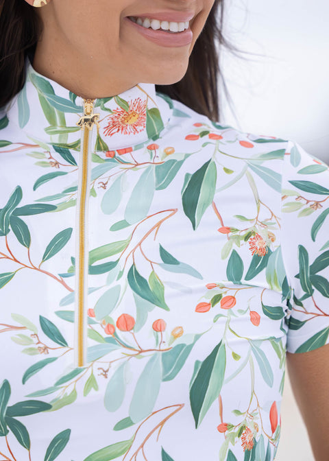 Novella® Equestrian The Peaches Short-Sleeve Sun Shirt