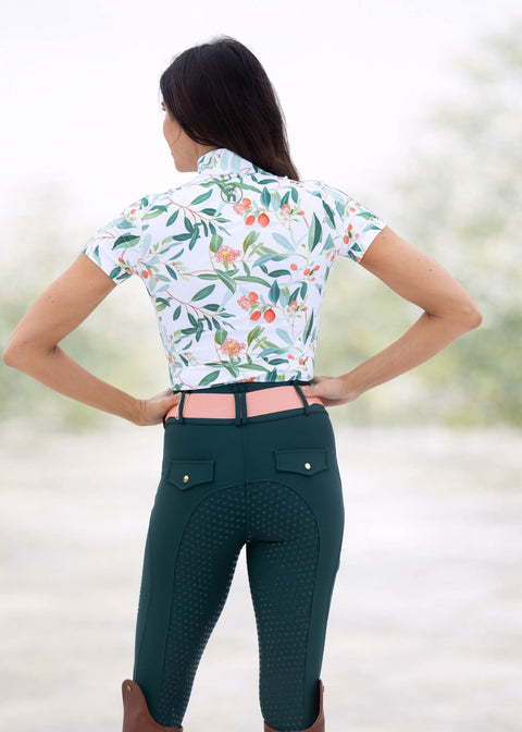 Novella® Equestrian The Peaches Short-Sleeve Sun Shirt