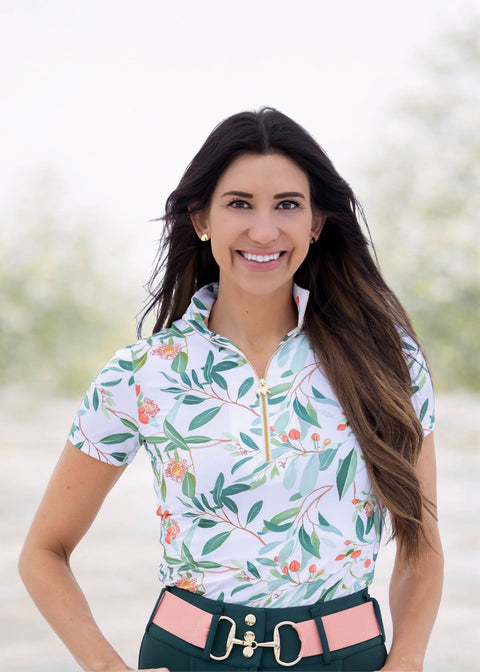 Novella® Equestrian The Peaches Short-Sleeve Sun Shirt