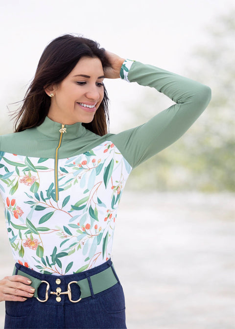 Novella® Equestrian The Peaches Long-Sleeve Sun Shirt