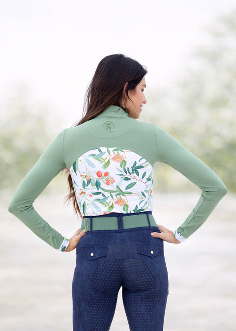 Novella® Equestrian The Peaches Long-Sleeve Sun Shirt