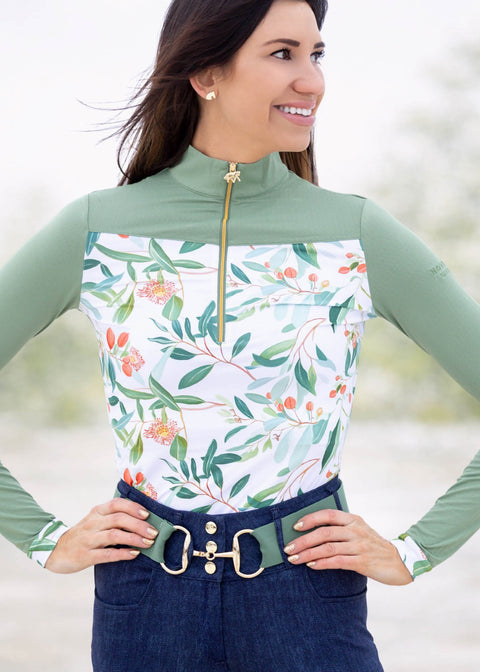 Novella® Equestrian The Peaches Long-Sleeve Sun Shirt