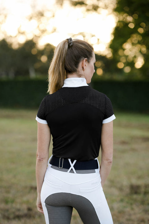Novella Equestrian The Havallo Short-Sleeve Show Shirt