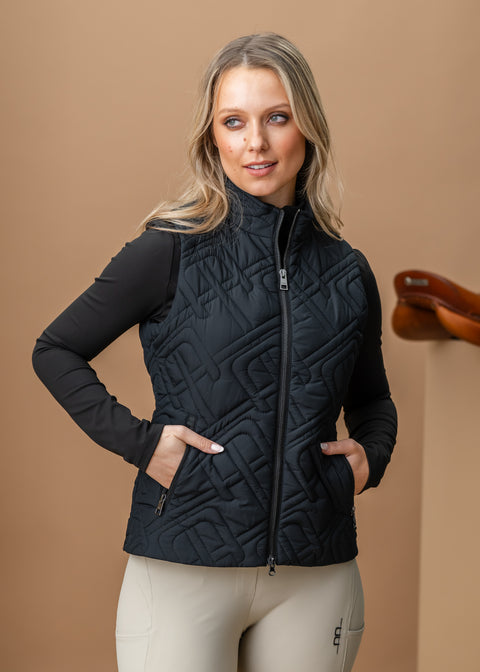 Alessandro Albanese® Neve Monogram Quilted Gilet
