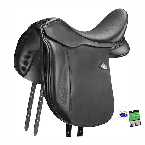 Bates WIDE Dressage Saddle in Heritage Leather with (CAIR®)