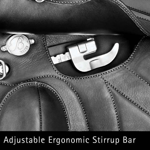 Bates Innova Mono+ Saddle in Luxe Leather with CAIR®